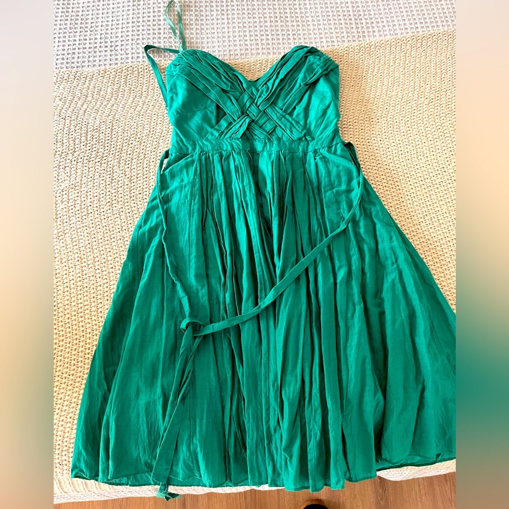 Beautiful Arden B strapless dress.